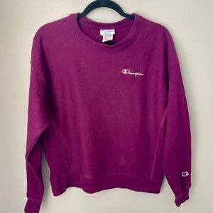 Champion | Woman’s Reverse Wear Purple Crewneck